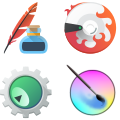Source : https://www.kde.org/content/products/apps.png KDE apps