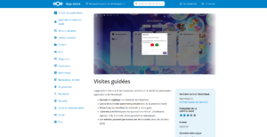 Capture écran de Intros dans le magasin d'application Nextcloud