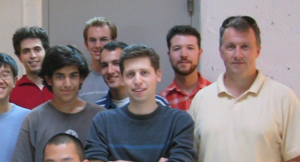 Aaron Swartz, Sam Altman and Paul Graham in YCombinator 2007