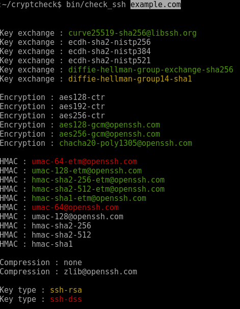 Source : http://pix.toile-libre.org/upload/original/1497812729.png Capture cryptcheck en CLI