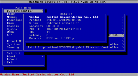 Qemu 8139 RealTek