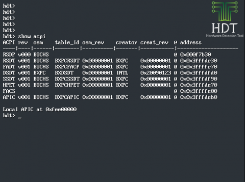 Qemu acpi
