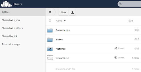 Interface-owncloud7
