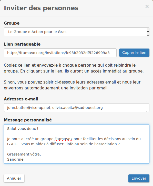 03 framavox inviter des personnes