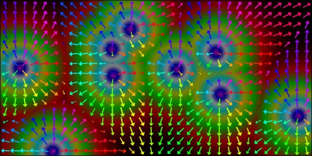 Rendu de champs de vecteurs par la commande « -display_quiver »