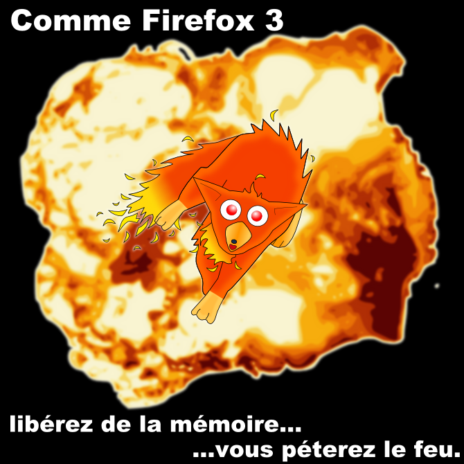 libérez de la mémoire... Comme Firefox 3 ...vous péterez le feu.