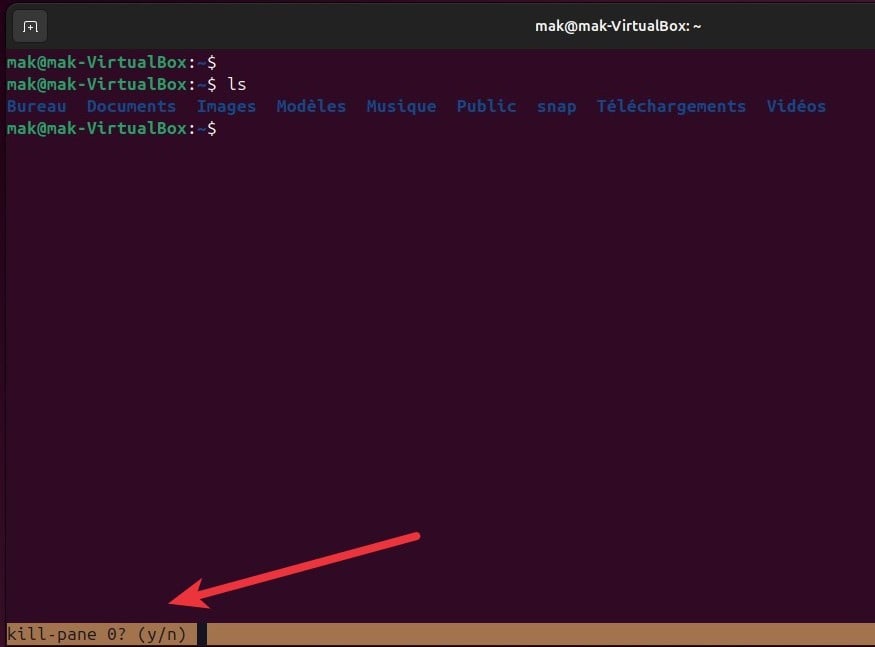 Comment arrêter une session Tmux