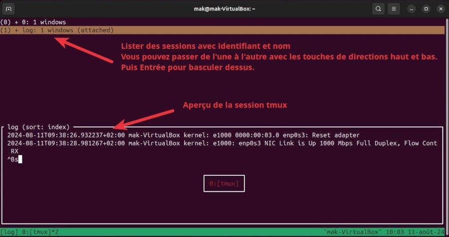 Comment gérer des sessions multiples Tmux