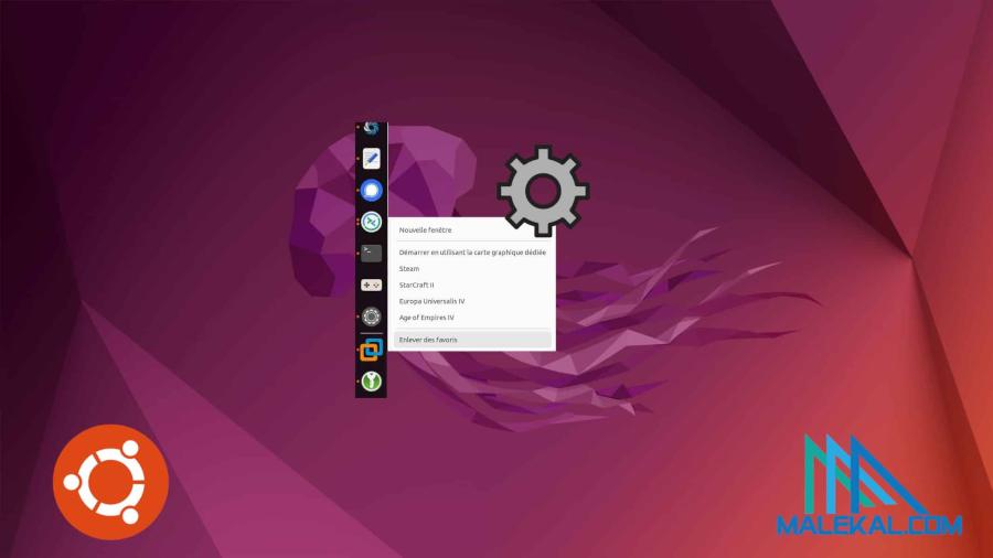 Grouper les favoris/raccourcis dans le dock Ubuntu